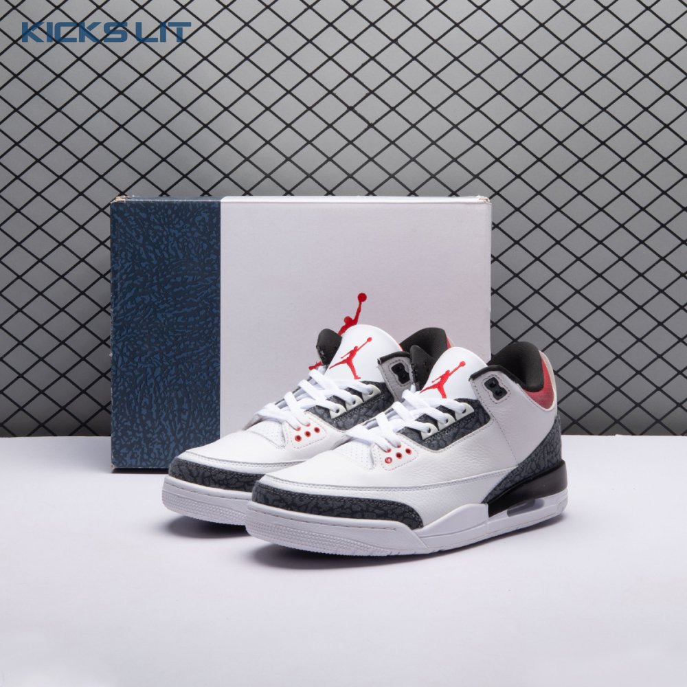 Air Jordan 3 Retro Denim SE 'Fire Red' Men's