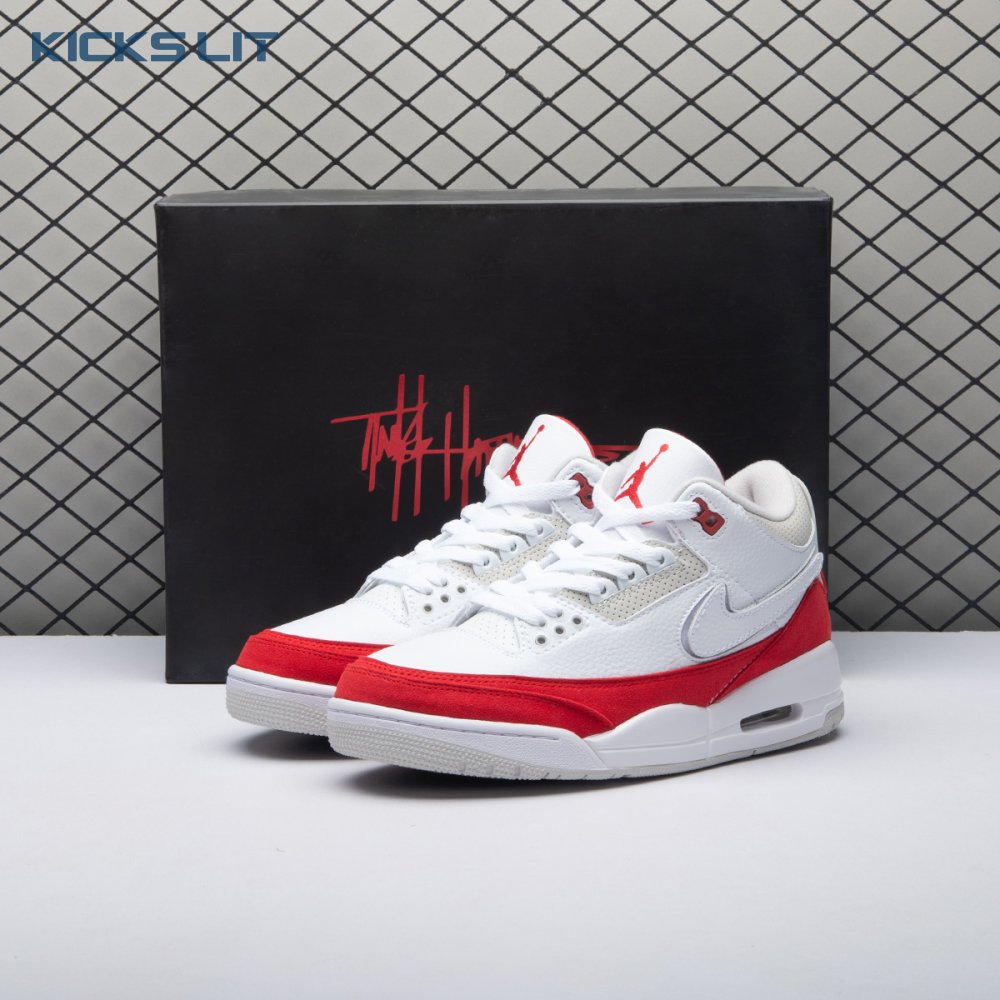Air Jordan 3 Retro Tinker White University Red Men's