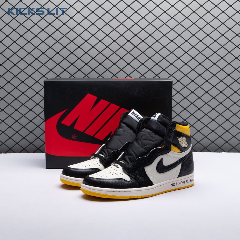 Jordan 1 Retro High Not for Resale Varsity Maize 861428-107 Unisex