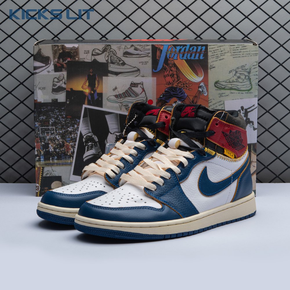 Jordan 1 Retro High Union Los Angeles Blue Toe Men's