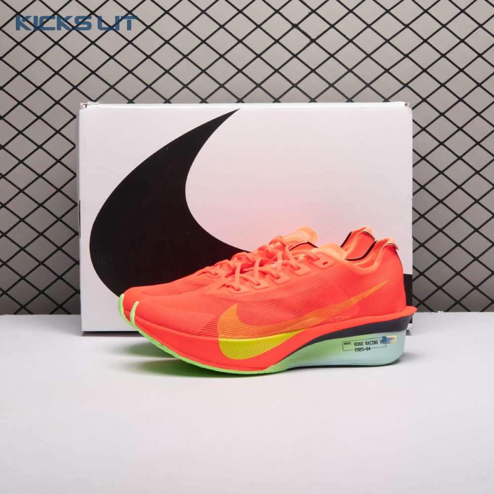 Nike ZoomX Vaporfly Next% 4 Bright Crimson Mint Foam Cave Purple Lime Blast HF6414-600 Men's