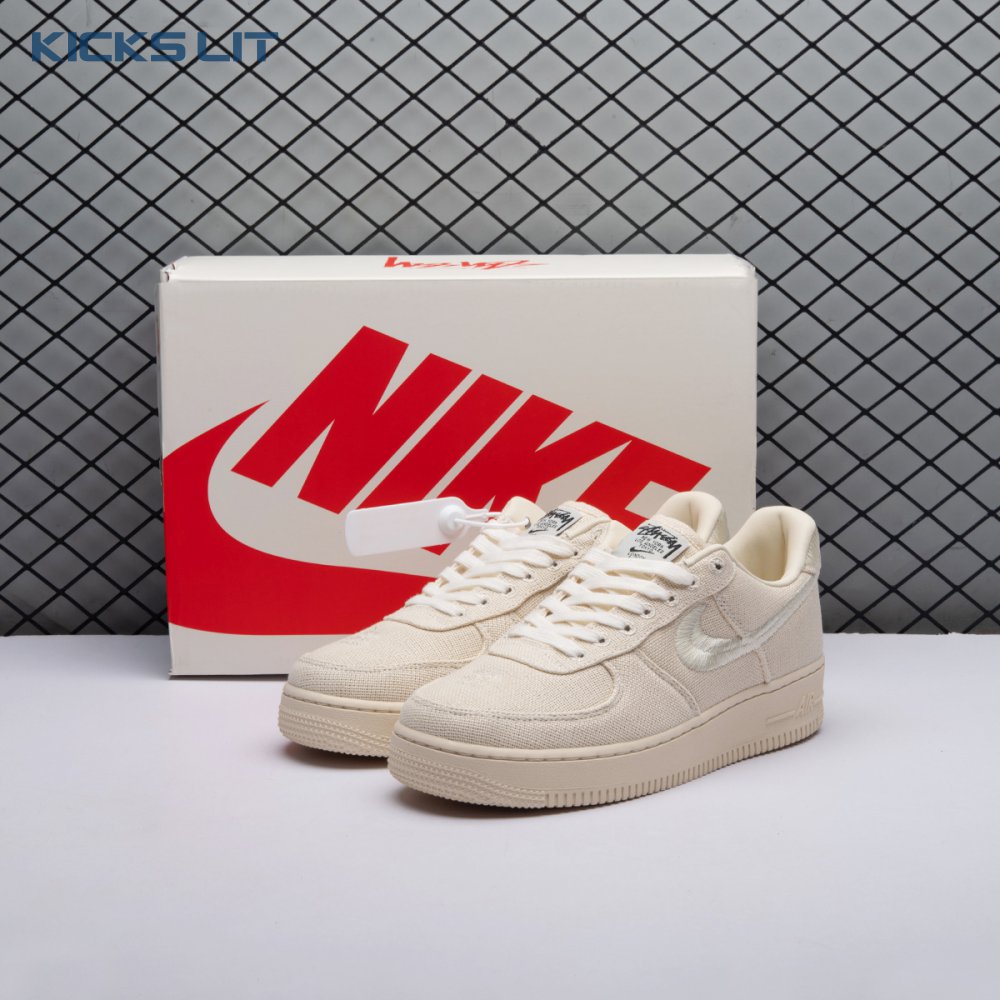 Nike Air Force 1 Low Stussy Fossil CZ9084-200 Unisex