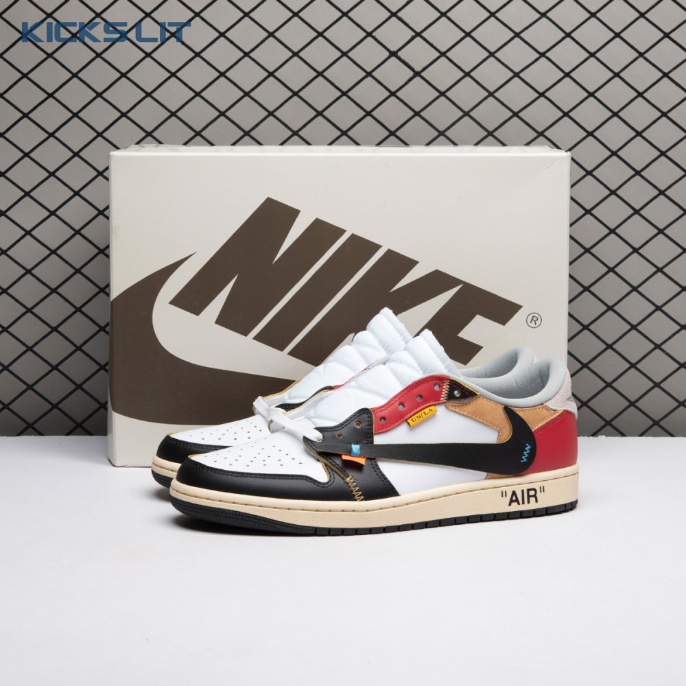 Travis Scott x OFF-WHITE x Air Jordan 1 XZ6868-005 Unisex